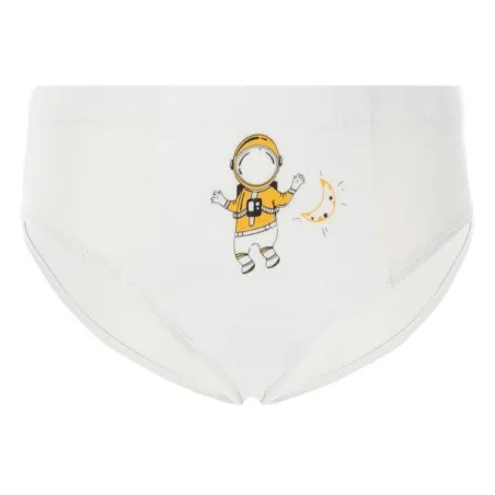 Slip garçon cosmonaute en coton pur - KONTAKT