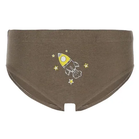 Slip garçon fusée en coton pur - KONTAKT