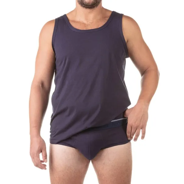 Slip midi grandes tailles en coton stretch - KONTAKT