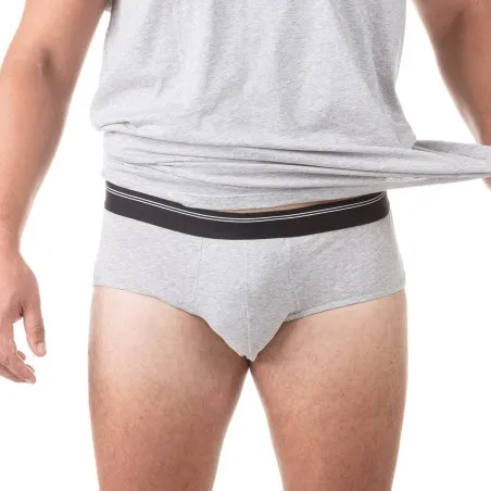 Slip midi grandes tailles en coton stretch - KONTAKT