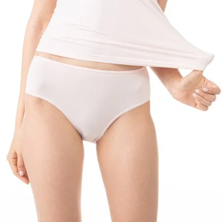 Slip taille haute femme en microfibre extensible - KONTAKT