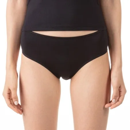 Slip taille haute femme en microfibre extensible - KONTAKT