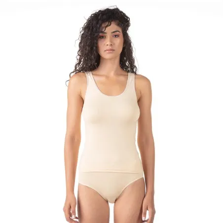 Slip taille haute femme en microfibre extensible - KONTAKT