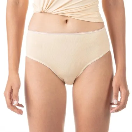 Slip taille haute femme en microfibre extensible - KONTAKT