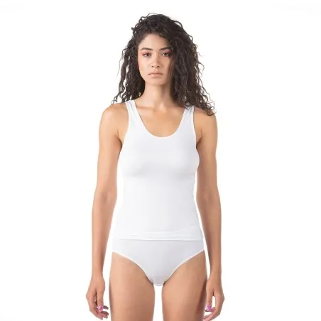 Slip taille haute femme en microfibre extensible - KONTAKT