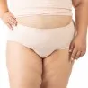 Slip taille haute grandes tailles en coton stretch - KONTAKT