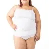 Slip taille haute grandes tailles en coton stretch - KONTAKT