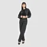 Straight jeans femme effet cuir -SARRA - KONTAKT