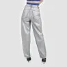Straight jeans femme métallique - SARRA - KONTAKT