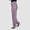 Straight jeans femme métallique - SARRA - KONTAKT