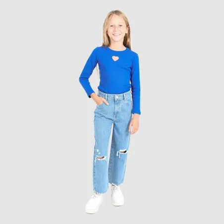 Straight jeans fille - KONTAKT