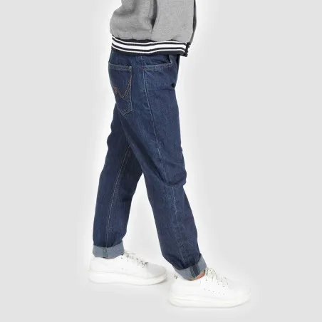 Straight jeans garçon avec revers - KONTAKT
