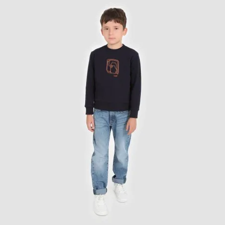 Straight jeans garçon avec revers - KONTAKT