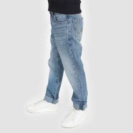 Straight jeans garçon avec revers - KONTAKT