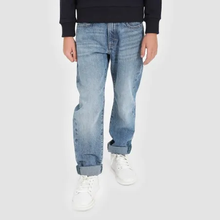 Straight jeans garçon avec revers - KONTAKT