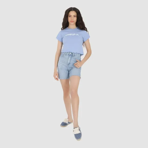 Straight short femme en jeans - NERMINE - KONTAKT