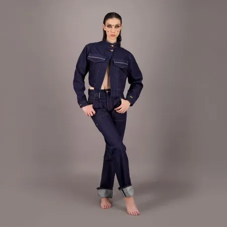 Straight unisexe selvedge avec revers en jeans Selvedge And Raw Look - TUNIS FASHION WEEK 2024 - KONTAKT