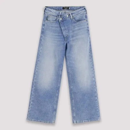 Super Straight jeans femme avec braguette décalé- SARRA 2.0 - KONTAKT