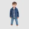 Surchemise bébé avec poches plaquées en jeans - KONTAKT