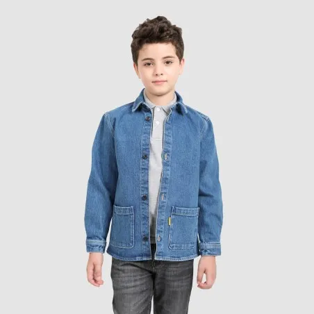 Surchemise garçon avec poche en jeans - KONTAKT