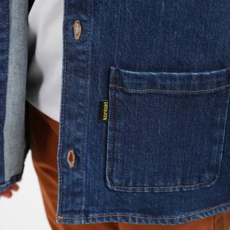 Surchemise garçon avec poche en jeans - KONTAKT