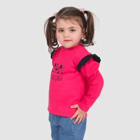 Sweat bébé avec volant COUCOU - KONTAKT