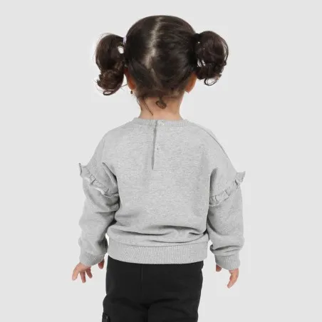 Sweat bébé avec volant CUT RABBIT - KONTAKT