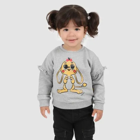 Sweat bébé avec volant CUT RABBIT - KONTAKT