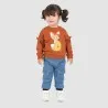 Sweat bébé avec volant LOUP - KONTAKT