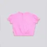Sweat bébé fille manches courtes bouffantes - KONTAKT