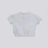 Sweat bébé fille manches courtes bouffantes - KONTAKT