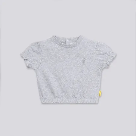 Sweat bébé fille manches courtes bouffantes - KONTAKT