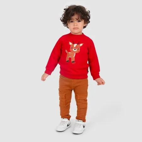 Sweat bébé manche raglan GAZELLE - KONTAKT