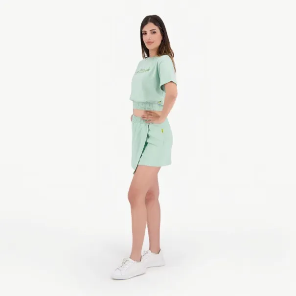 Sweat crop femme manches courtes bkouly vitamine - KONTAKT