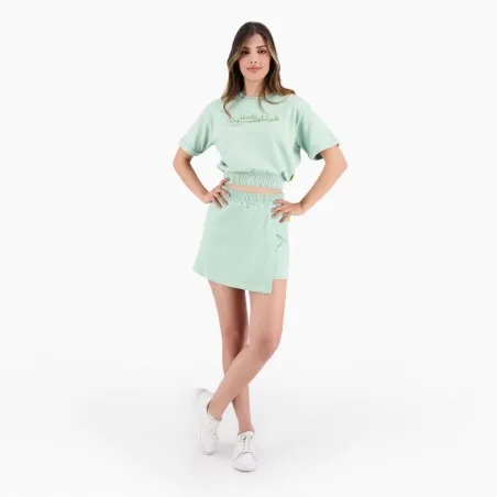 Sweat crop femme manches courtes bkouly vitamine - KONTAKT