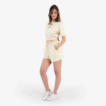 Sweat crop femme manches courtes "EL WARDA LI NAHKI ALEHA" - KONTAKT