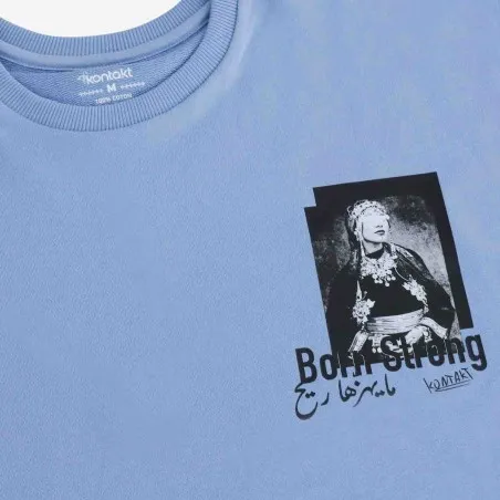 Sweat boxy femme BORN STRONG - KONTAKT