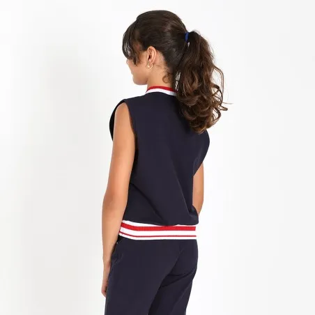 Sweat col V fille sans manches MAKE IT FUNKY - KONTAKT
