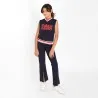 Sweat col V fille sans manches MAKE IT FUNKY - KONTAKT