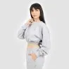Sweat crop femme avec broderie - KONTAKT