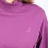 Sweat crop femme avec col cheminée - KONTAKT