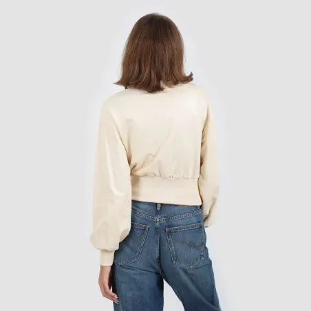 Sweat crop femme avec col cheminée - KONTAKT