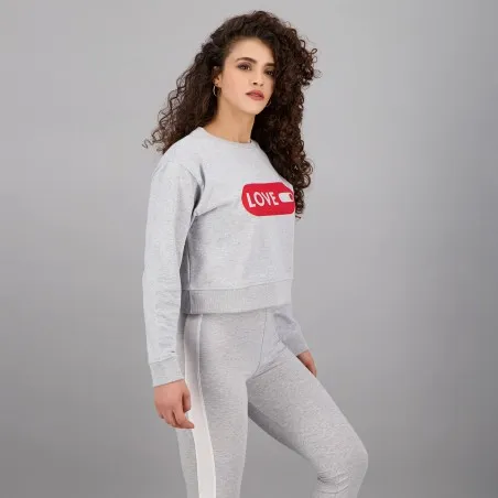 Sweat crop femme LOVE - KONTAKT