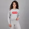Sweat crop femme LOVE - KONTAKT