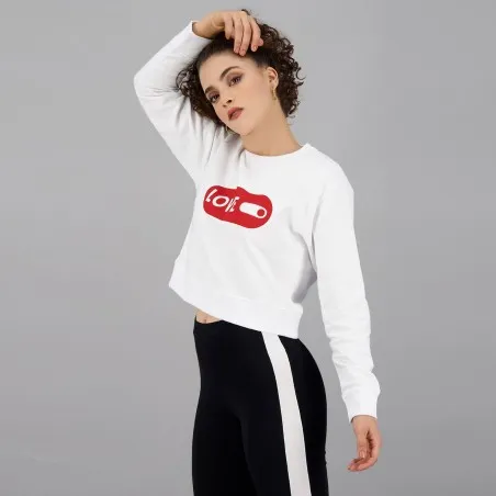 Sweat crop femme LOVE - KONTAKT