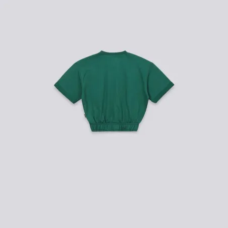 Sweat crop femme manches courtes - KONTAKT