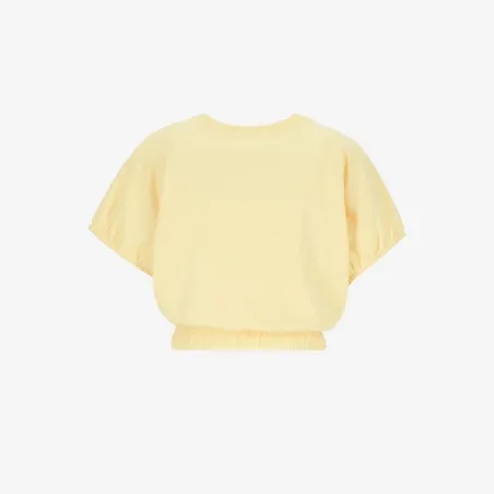 Sweat crop femme sans manches avec broderie - KONTAKT