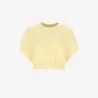 Sweat crop femme sans manches avec broderie - KONTAKT