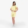 Sweat crop femme sans manches avec broderie - KONTAKT