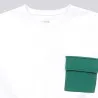 Sweat crop femme sans manches avec poche contrasté et cord stopper - KONTAKT